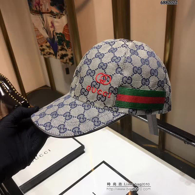 GUCCI古馳 最新款 時尚百搭鴨舌帽 四季可用 6882022 LLWJ8040